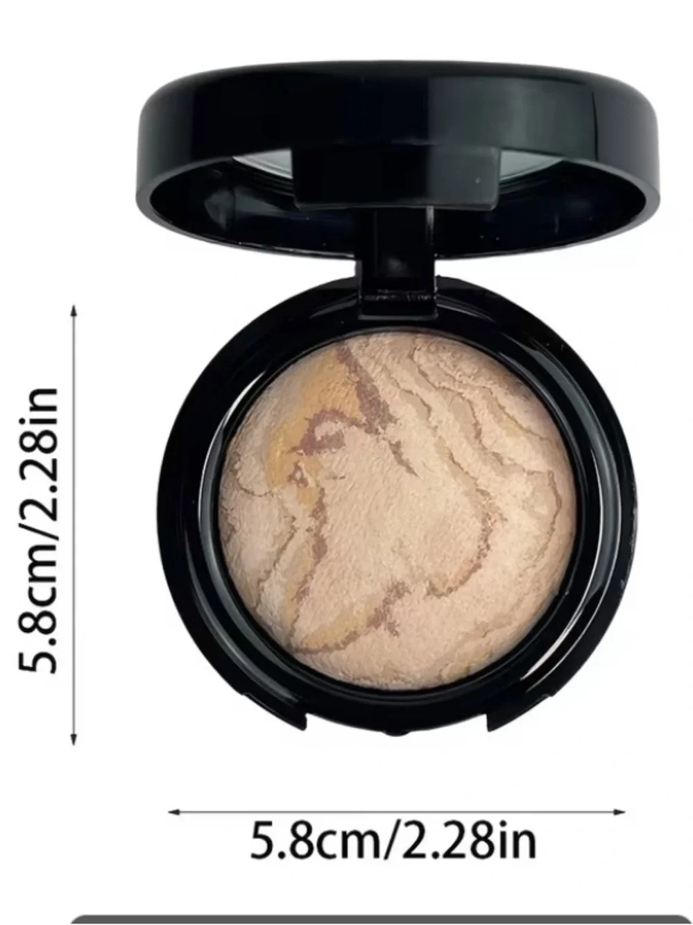 Marbled Baked Blush and foundation - Pink & Beige Shades
